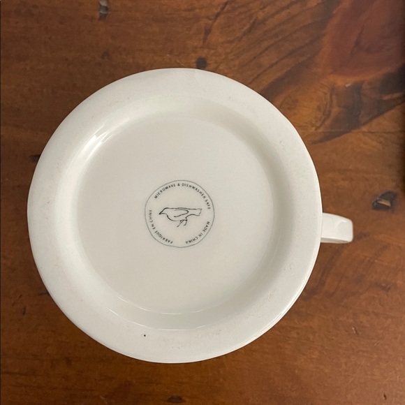 Anthropologie Monogram Letter "R" Initial Mug Coffee Tea EUC - Picture 5 of 8